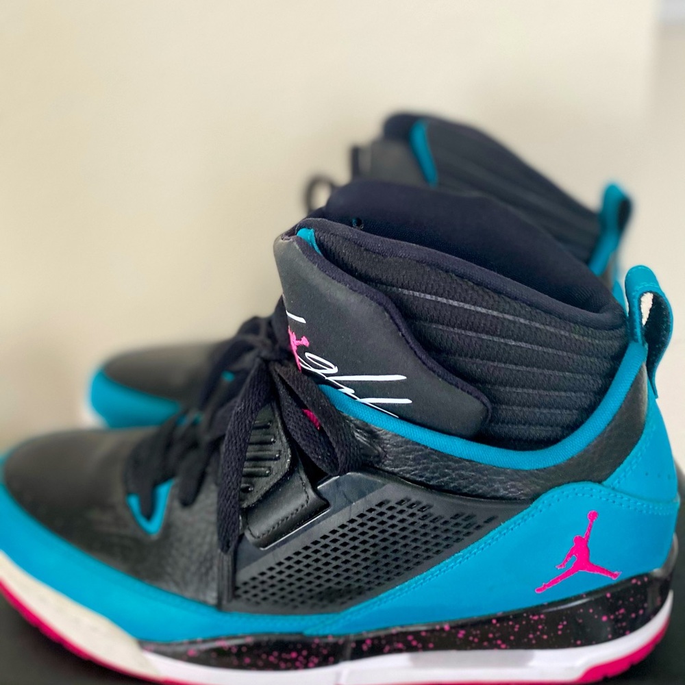 JORDAN Flight 97 Black Teal Size 10